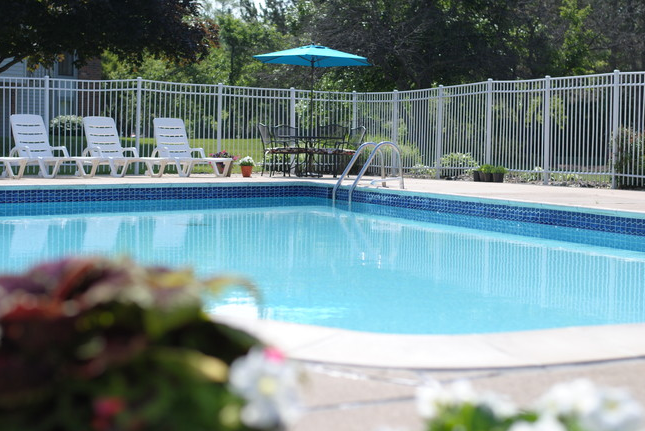 exterior pool of Fairway Club Apartments, Canton, MI